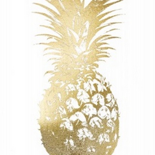 Gold Foil Pineapple I