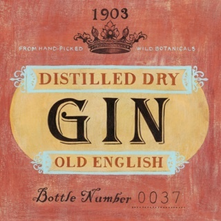 Vintage Liquor Label I