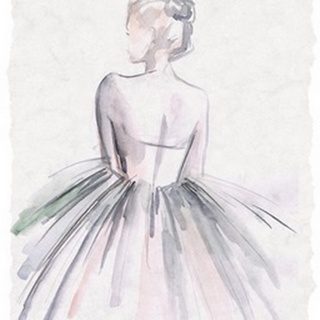 Watercolor Ballerina I