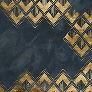 Deco Pattern in Blue III