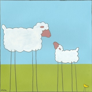 Stick-leg Sheep I