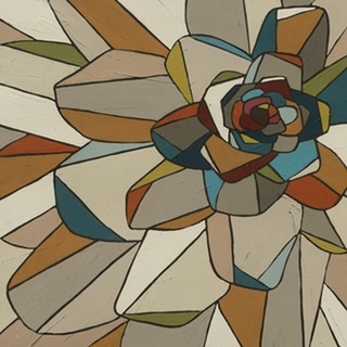 Stained Glass Floral I