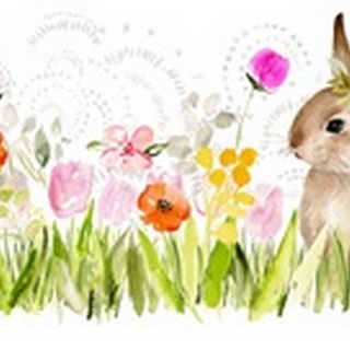 April Flowers and Bunny Collection D