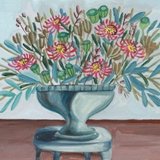 Spring Vase on Pedestal I