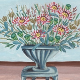 Spring Vase on Pedestal II