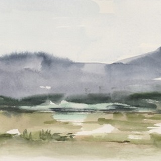 Valley View Watercolor I