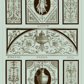 Pergolesi Panel in Celadon I