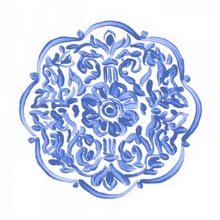 Porcelain Medallion IV
