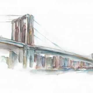 Watercolor Bridge Sketch II