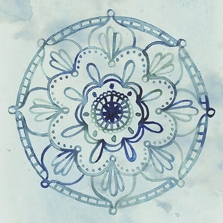 Watercolor Mandala IV