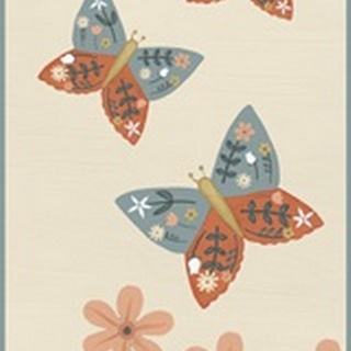 Folk Butterfly Collection A