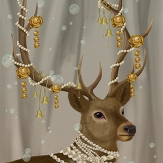 Deer with Gold Bells