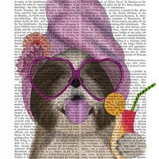 Shih Tzu with Cocktail