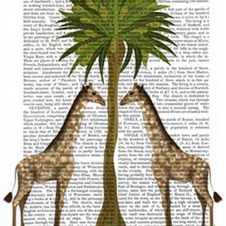 Giraffe Twins, Animalia Book Print