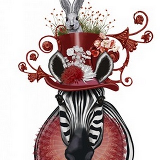 Zebra and Bunny Hat