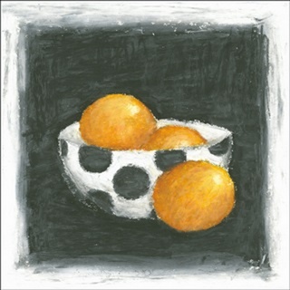Oranges in Bowl