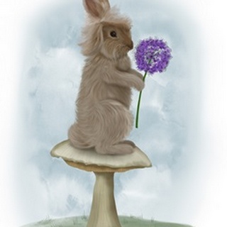 Rabbit and Agapanthus
