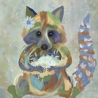 Fantastic Florals Raccoon