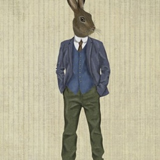 Rabbit in Blue Waistcoat