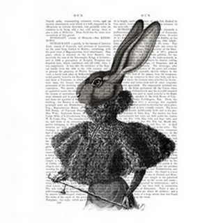 Rabbit with Feather Collar