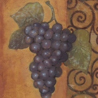 Scrolled Grapes II