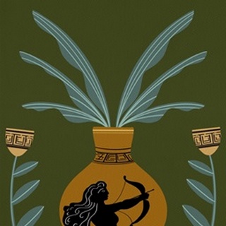 Warrior Goddess Vase II