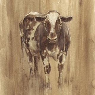 Wood Panel Cow