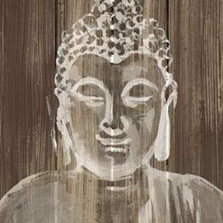 Buddha on Wood IV