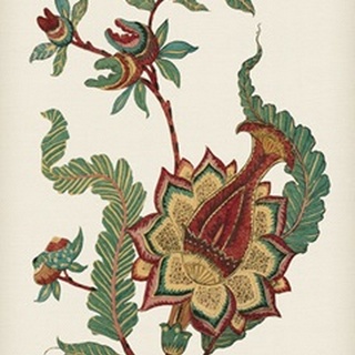 Small Jacobean Floral I