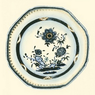 Blue and White Porcelain Plate II