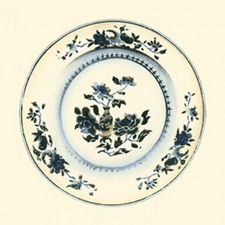 Blue and White Porcelain Plate V