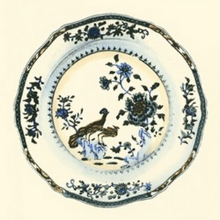 Blue and White Porcelain Plate IV