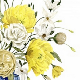 Yellow and Ultramarine Bouquet II