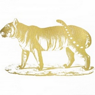Gold Foil Tiger