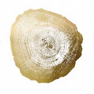 Gold Foil Tree Ring IV