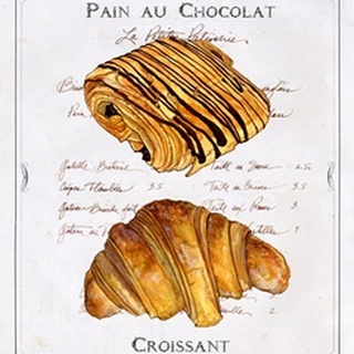 Pain au Chocolat et Croissant