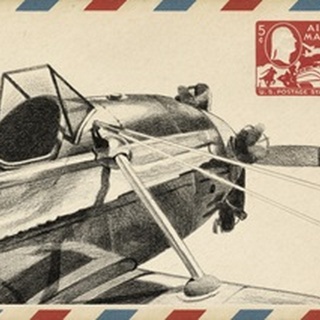 Small Vintage Airmail I