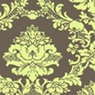 Small Vivid Damask in Green I