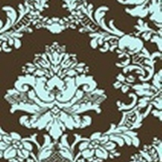 Small Vivid Damask in Blue I