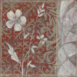 Taupe and Cinnabar Tapestry II