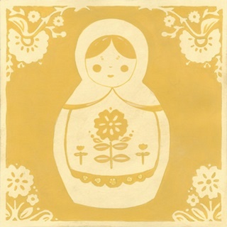 Russian Doll in Yellow