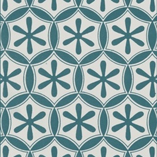 Ornamental Pattern in Teal III