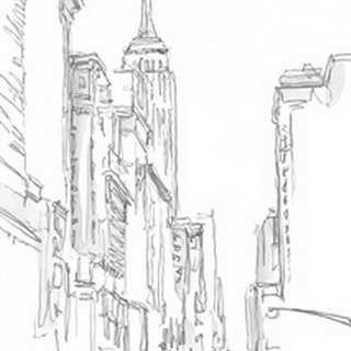 Pencil Cityscape Study III