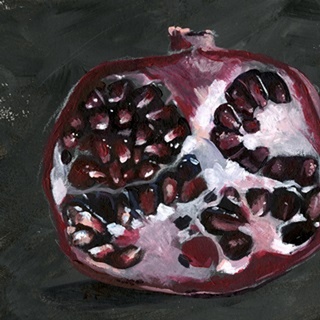 Pomegranate Study on Black I