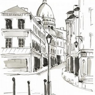 Pen and Ink Travel Studies IV