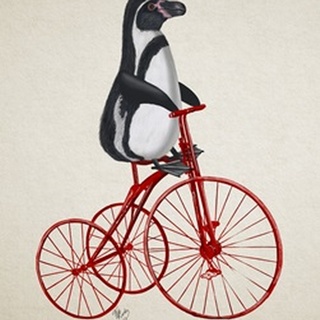 Penguin on Bicycle