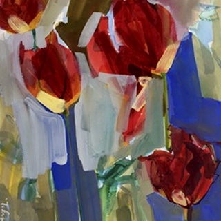 Painterly Tulips I