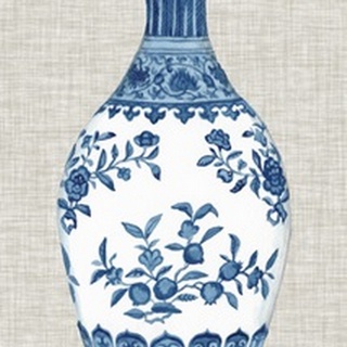 Ming Vase on Linen III