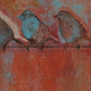Row of Sparrows I
