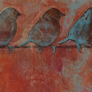 Row of Sparrows II
